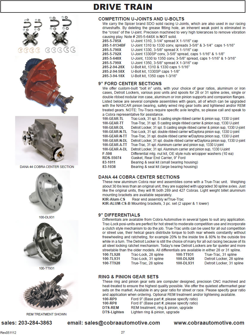 Drivetrain - catalog page 27